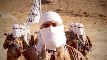 A screenshot from a Taliban video released July 7 shows fighters during combat training in an undisclosed location. Since the group's emergence in Afghanistan, thousands of Afghans have been kidnapped, extorted and violently martyred by the group. In light of recent financial struggles, the Taliban have been reaching out for aid from the very same humanitarian aid groups they once threatened.