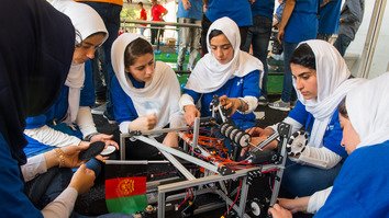 Afghan girls' robotics team brings pride to nation