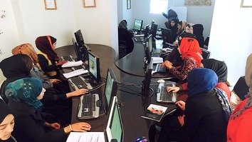 Centre in Herat offers women opportunities to learn technology skills