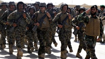 Thousands of Afghans signing up to join security forces