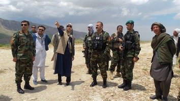 Female district governor in Balkh joins front line against Taliban