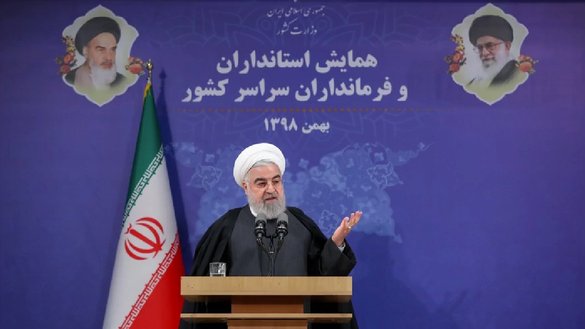 حسن روحانی رئیس جمهور ایران، به تاریخ ۷ دلو انتقاد شدیدی از شورای نگهبان، یک ارگان متشکل از فوق محافظه کاران که انتخابات کشور را کنترل می کنند، صادر کرد. [دفتر رئیس جمهور ایران]