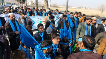 Peace caravan, Kunduz residents rally for end of war