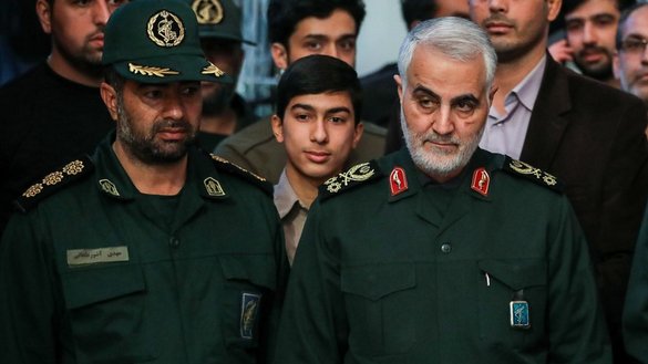 One of the many images posted by the regime in recent days of slain IRGC Quds Force commander Qassem Soleimani. [Iranian Ministry of Defence]