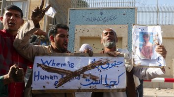 Violent protests erupt after videos show Iranians beating Afghan refugees