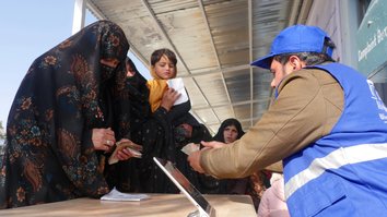 د ملګرو ملتونو مرستې د غریبو او له لوږې سره مخامخ افغانانو د ژوند په ښه کولو کې مرسته کوي