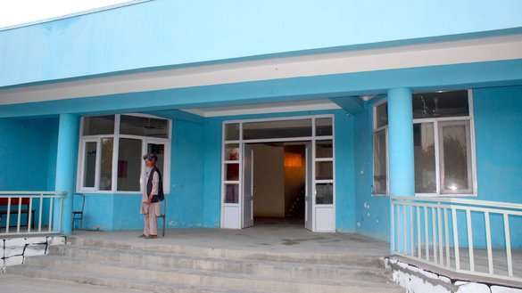A newly built school funded by Norway is pictured March 21 in Aqcha district, Jawzjan province. [Courtesy of Atiqullah Ibrahimzada]