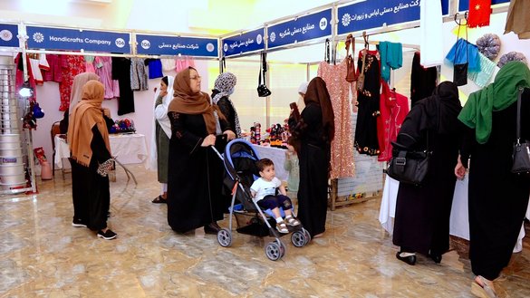 Afghan girls deprived of education showcase handicrafts at Kabul exhibition