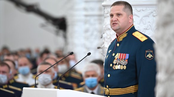 Lt. Gen. Oleg Tsokov at a Kremlin event in 2021. [Kremlin]