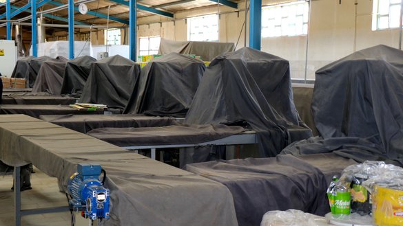Machines sit idle August 16 at a food processing factory in Herat Industrial City after the Iranian regime abruptly reduced power supply to Herat province. [Emran/Salaam Times]